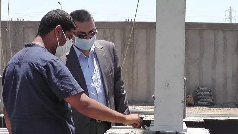 إنجاز الأعمال الإنشائية بمجزر حصة شبشير 