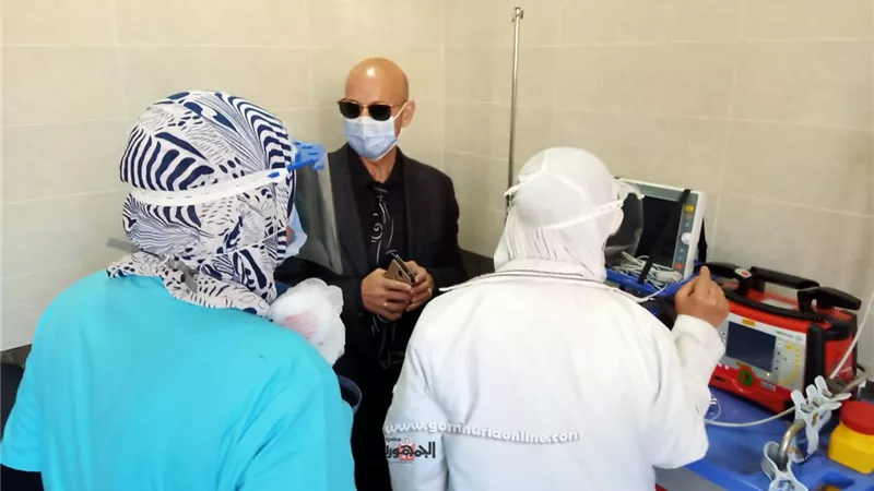 بالصور.. مسعود يتفقد مركز علاج الأمراض التنفسية الجديد بالعاشر من رمضان ويتأكد من حسن استقبال حالات كورونا