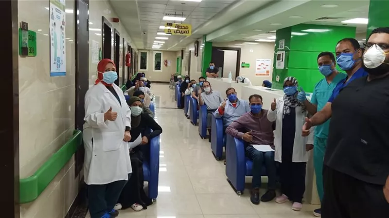 خروج 13 متعافيا من مستشفى عزل إسنا جنوب الأقصر والإجمالى 785 متعافيا