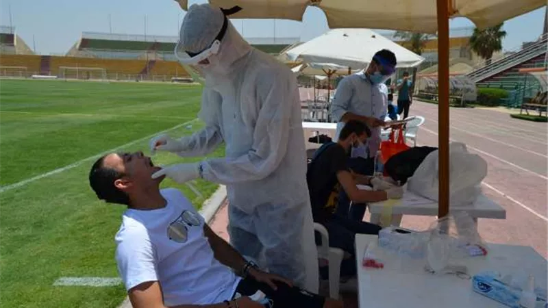 لاعبو المقاولون العرب يخضعون للمسحة الثانية لكورونا