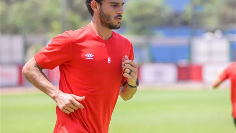 حمدى فتحى ومحمد محمود يخوضان جلسة فى الجيم