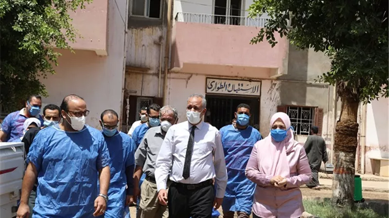 خروج 72 حالة مصابة بفيروس كورونا المستجد من مستشفى فرشوط المركزي بقنا