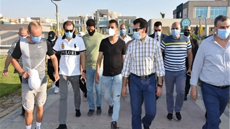 وزير الشباب يتفقد نادي النادي بـ ٦ أكتوبر ..والمدينة الرياضية بالاسمرات