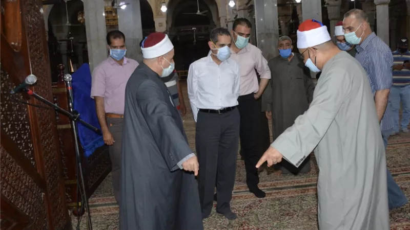 محافظ الغربية : 3225 مسجدا استقبلت المصلين وسط إجراءات وقائية للحد من 