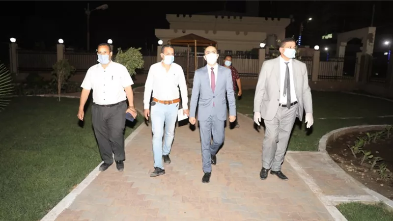 6 ملايين لأعمال تجميل ورصف بطما- القاضى وابوعقيل يتفقدان العمل