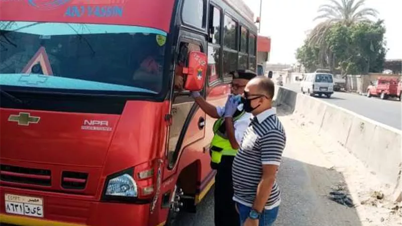 غراب: تغريم 56 سائقا لعدم الإلتزام بإرتداء الكمامة الواقية لمواجهة فيروس كورونا