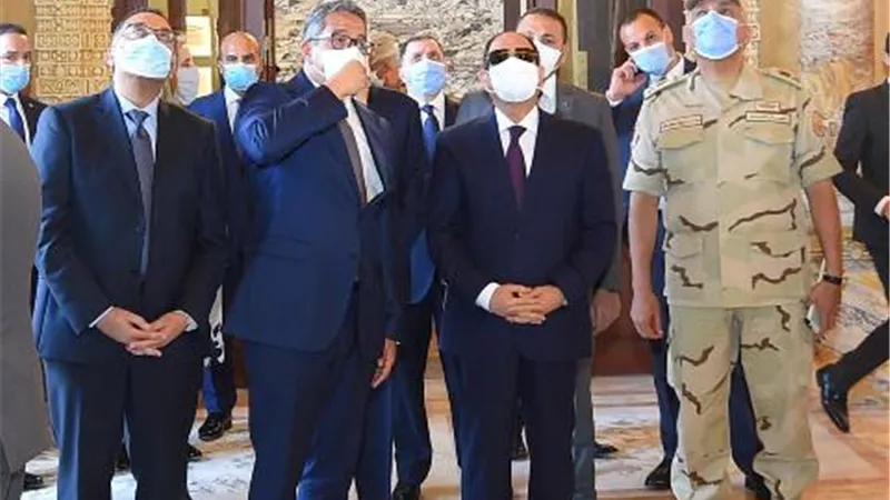 السيسي : سياسة مصر تأسست على الشرف دون التهاون في حقوقها