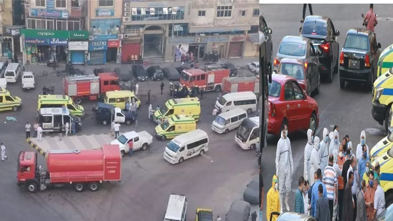 كارثة انسانية بالاسكندرية وفاة سبعة مرضى بكورونا اختناقا بمستشفى بدراوى صور