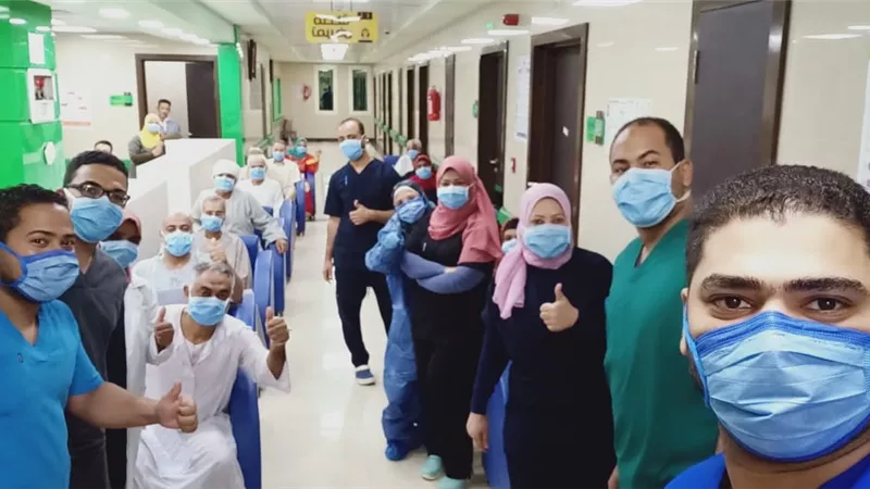خروج 18 متعافيا من مستشفى عزل إسنا جنوب الأقصر والإجمالى 803 متعافيا