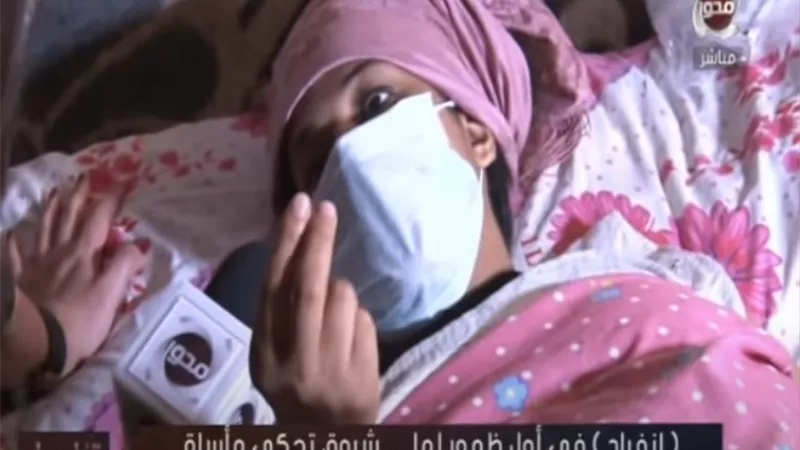 بالفيديو.. سيدة الكورونا تروي لحظات حدفها من الدور الخامس