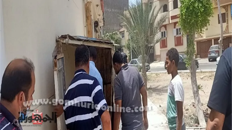جهازا مدينتى دمياط الجديدة والعبور ينفذان حملات لضبط المخالفات ورفع الإشغالات