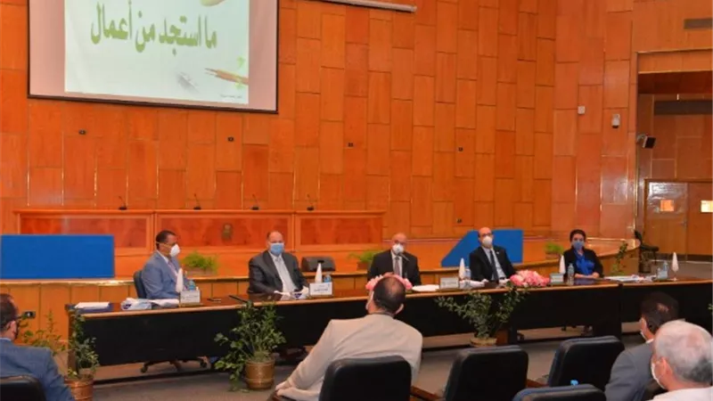 التجهيزات لإمتحانات الفرق النهائية محور اجتماع مجلس جامعة أسيوط