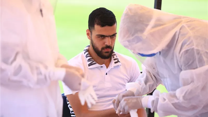 الإسماعيلى يجرى مسحة كورونا الأولى استعداداً للدورى.. صور