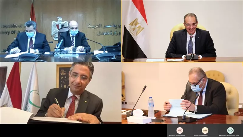 توقيع بروتوكولي تعاون بين وزارتي العدل والاتصالات