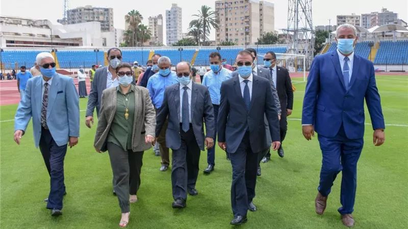 محافظ الإسكندرية يُطلق إشارة بدء عودة النشاط الرياضي باستاد الإسكندرية