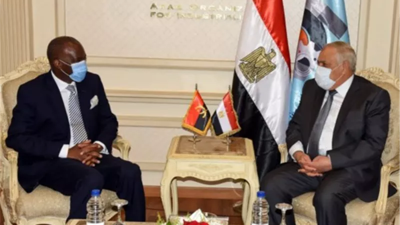 التراس يستقبل سفير جمهورية أنجولا لبحث التعاون في مجال الصناعات المختلفة