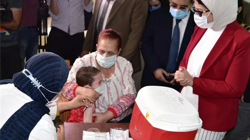 الصحة تطلق المبادرة القومية لتطعيم 6 مليون طفل ضد شلل الأطفال بالحقن (سولك)