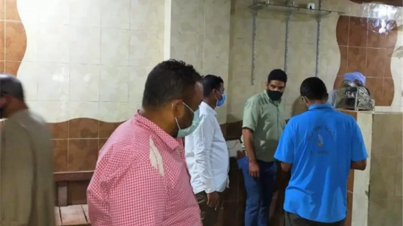 تحرير 14 محضر مخالفة إجراءات إحترازية بالقرنة غرب الأقصر