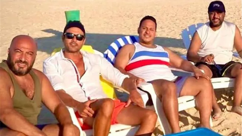 احدث ظهور لاحمد عز برفقة مجدى الهواري.. شاهد