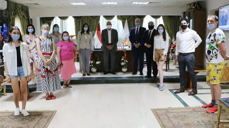 فوده يستقبل وفد تسويق سياحي من دولة أوكرانيا