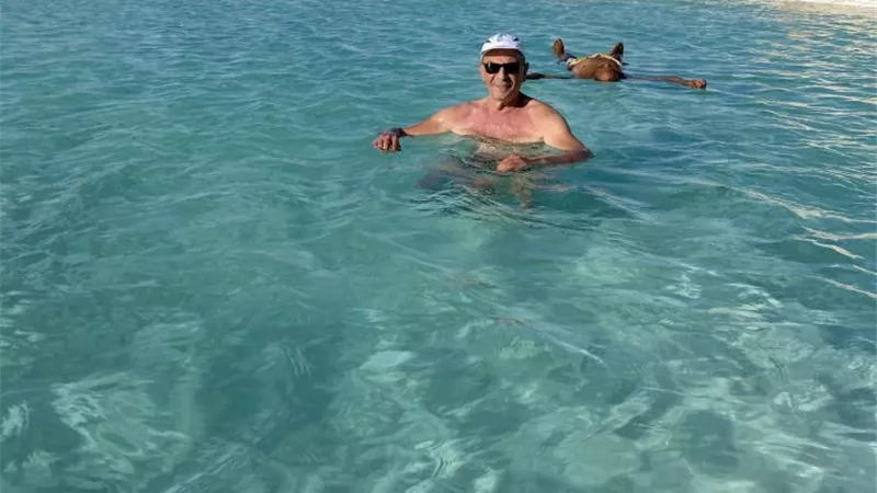 محمود حميدة يستجم في 