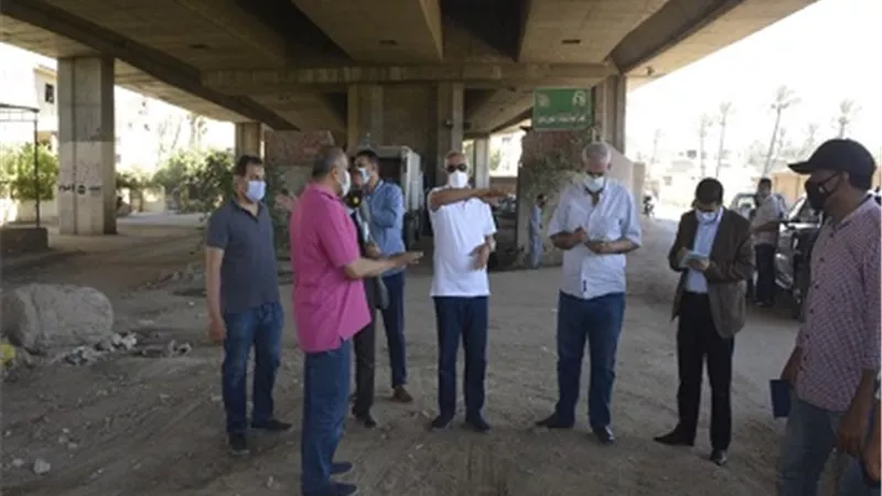 محافظ الجيزة يتابع أعمال التطوير الجاري تنفيذها بمحور المنصورية والمريوطية وترسا