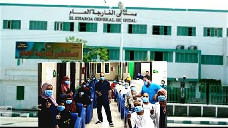 ذروة كورونا تتخطى 56 حالة إصابة وتعافى ووفاة فى ليلة واحدة بالوادى الجديد
