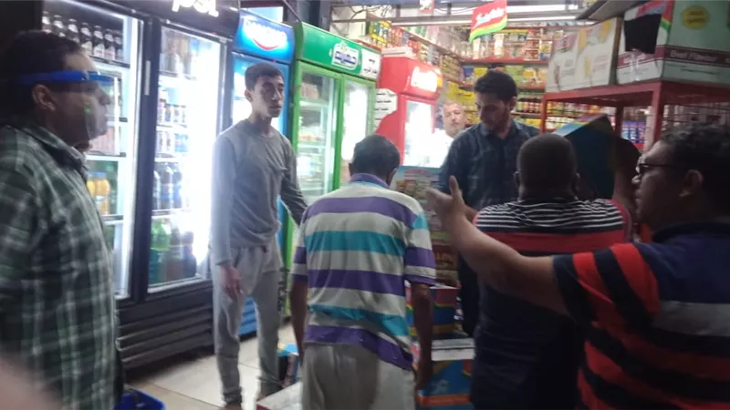 حمله غلق وتشميع محلات ببني سويف