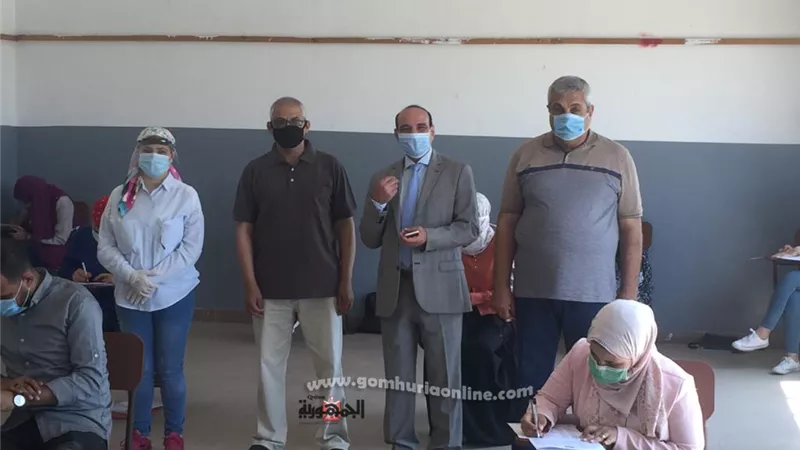 توفير سبل الامان لطلاب خدمة اجتماعية المنصورة في أول أيام الامتحانات