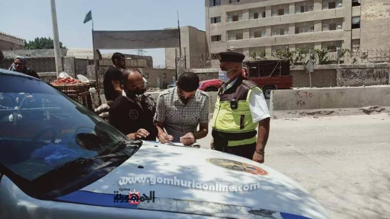 المتابعة الميدانية تغرم 48 سائقا بالشرقية لعدم الإلتزام بإرتداء الكمامة الواقية