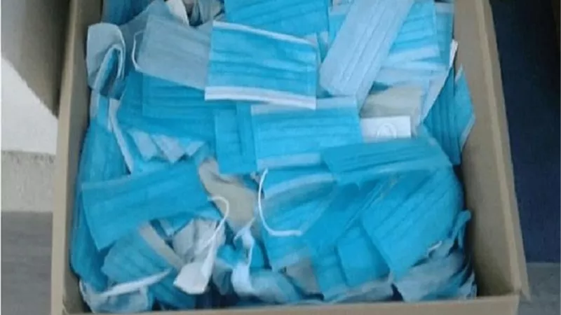 ضبط مصنع كمامات بدون ترخيص فى قنا