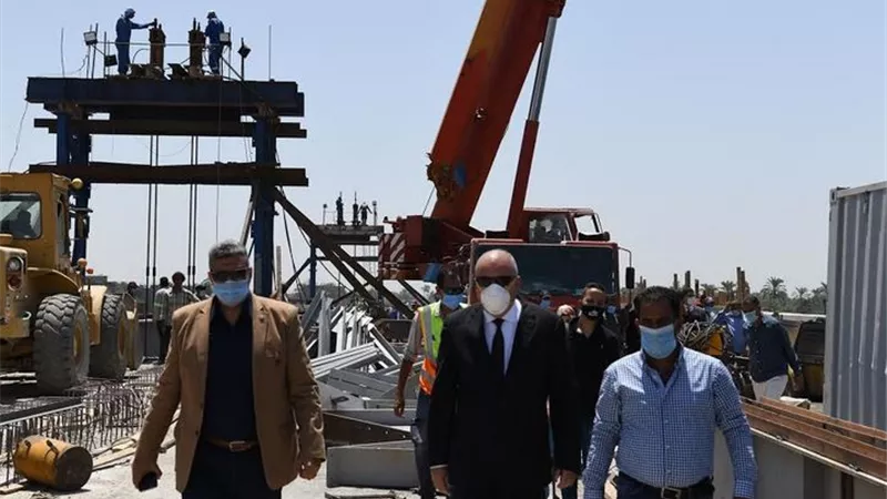 ربط الحزئين الشرقى و الغربى من محور الشهيد الرائد باسم فكرى الأحد المقبل