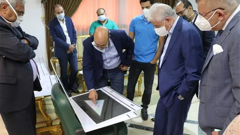 فودة يشيد بتصميمات مبنى مجلس مدينة شرم الشيخ الجديد