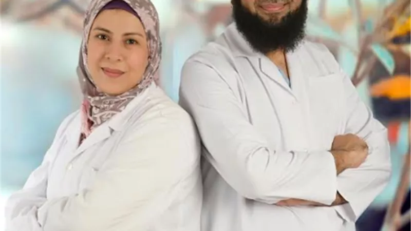 أيمن وأريج ....زوجان فى مهمة إنسانية بمستشفيات العزل بالأقصر وطنطا