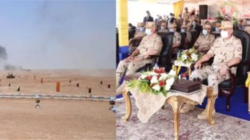 بالفيديو.. وزير الدفاع يشهد المرحلة الرئيسية للمناورة 