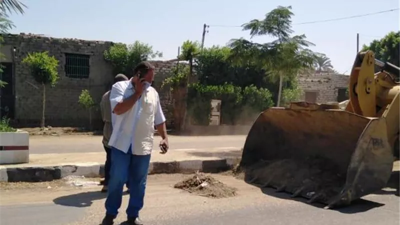 رفع 46 طن قمامة من قرى بنى سويف.. بالصور