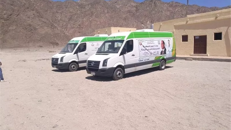 قوافل طبية مجانية لفحص وعلاج الأمراض المزمنة بأودية أبورديس