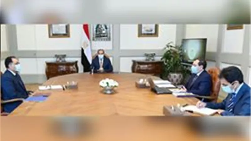 السيسى يوجه بصياغة استراتيجية شاملة لتطوير قطاع التعدين بمصر