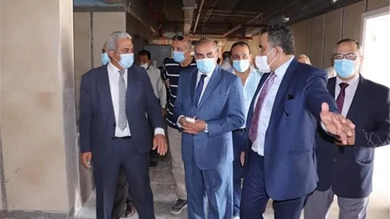 رئيس جامعة الأزهر يتفقد سيد جلال والحسين الجامعي للوقوف على عمليات التطوير بها