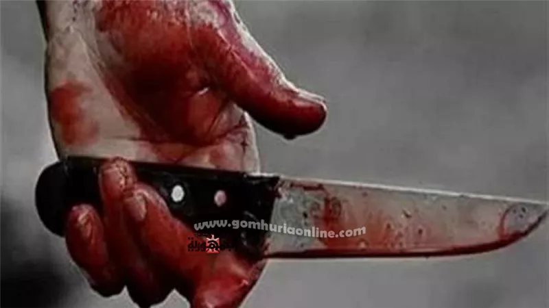 مريض نفسى يذبح والده بكرموز ويفر هاربا.. صور