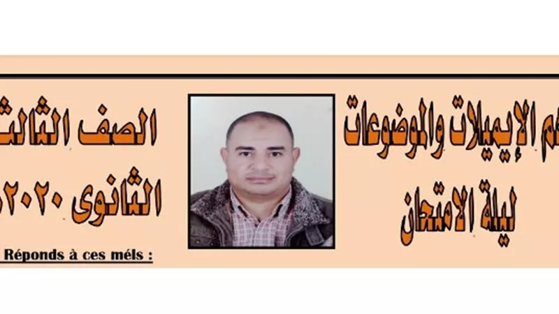 مراجعة ليلة الامتحان.. أهم الايميلات والموضوعات التي لن يخرج عنها امتحان اللغة الفرنسية للثانوية العامة 2020
