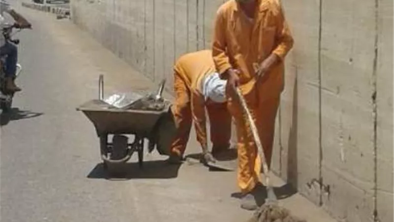 حملة نظافه بقرى بنى سويف