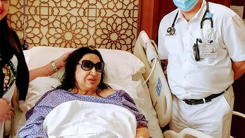 اخر تطورات الحالة الصحية للفنانة سميرة توفيق بعد