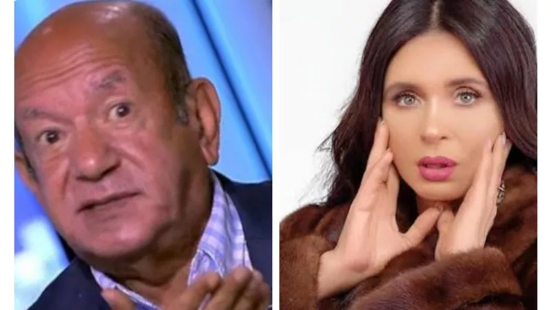 دينا تطالب الجمهور بالدعاء للفنان لطفى لبيب
