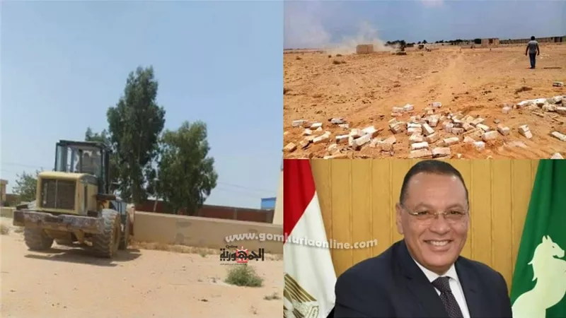 إزالة ٧٥ حالة تعدي على الأرض الزراعية وبناء مخالف بمراكزالإبراهيمية وبلبيس وأبوحماد