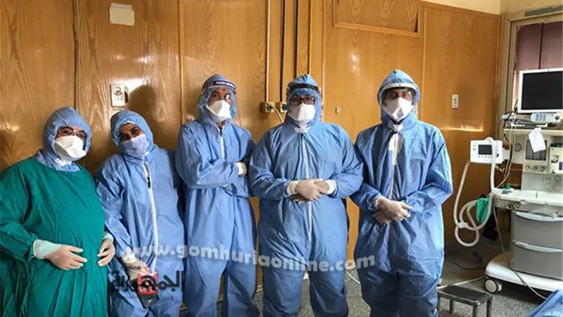 للمرة الثالثة على التوالي فريق بجامعة أسيوط ينجحي إنقاذ حياة مسن مصاب بفيروس كورونا من جلطة