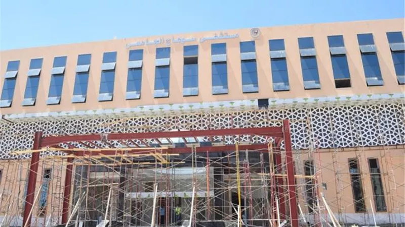رئيس جامعة سوهاج يتابع أعمال الانشاءات بالمستشفي الجامعي الجديد..صور