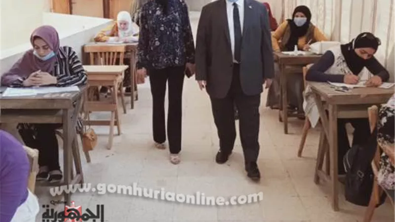 نائب رئيس جامعة السادات يتابع أعمال الإمتحانات ويشدد بتنفيذ الإجراءات الاحترازية