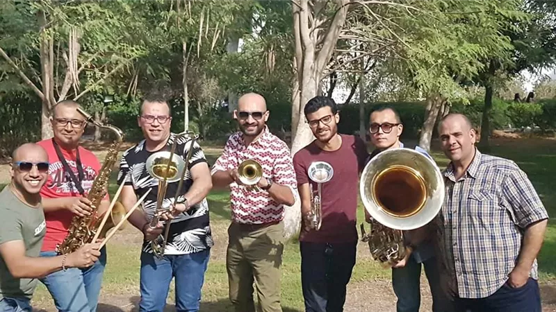 نحاسيات النفيخة على المكشوف بالاوبرا