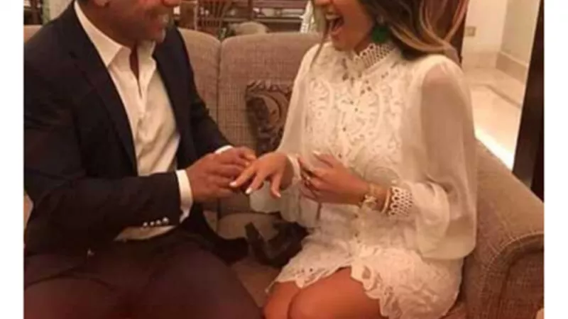 صورجديدة من خطوبة أمينة خليل .. شاهد